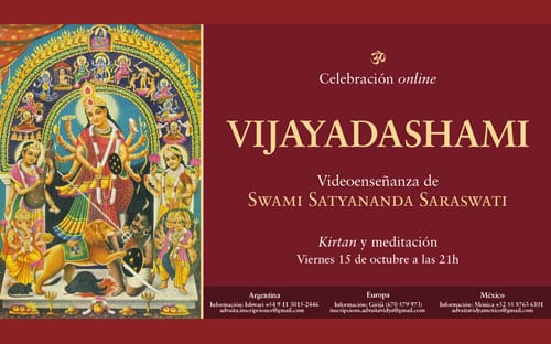 Celebración-Online-videoenseñanza-de-swami-satyananda-saraswati-kirtan-y-meditación--vijayadashami