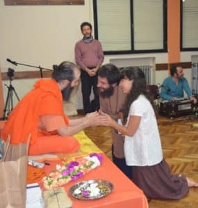 Cierre de la gira por Argentina. 3 de noviembre de 2015. Buenos Aires. Argentina. Swami Satyananda Saraswati 2