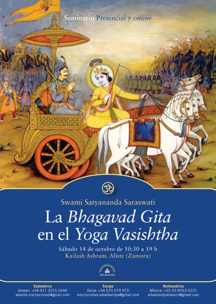 Seminario-Bhagavad-Gita-en-el-Yoga-Vashista-online-y-presencial-con-Swami-Satyananda-Saraswati-Kailash-Ashram-Advaitavidya.