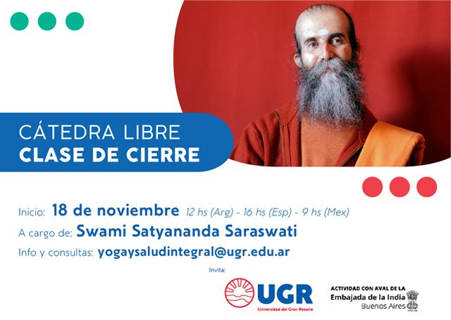 Swami-Satyananda-Saraswati-en-el-cierre-de-la-Catedra-Libre-de-Yoga-Meditacion-y-Espiritualidad-Universidad-de-Gran-Rosario-Argentina-clase-online-advaitaidya