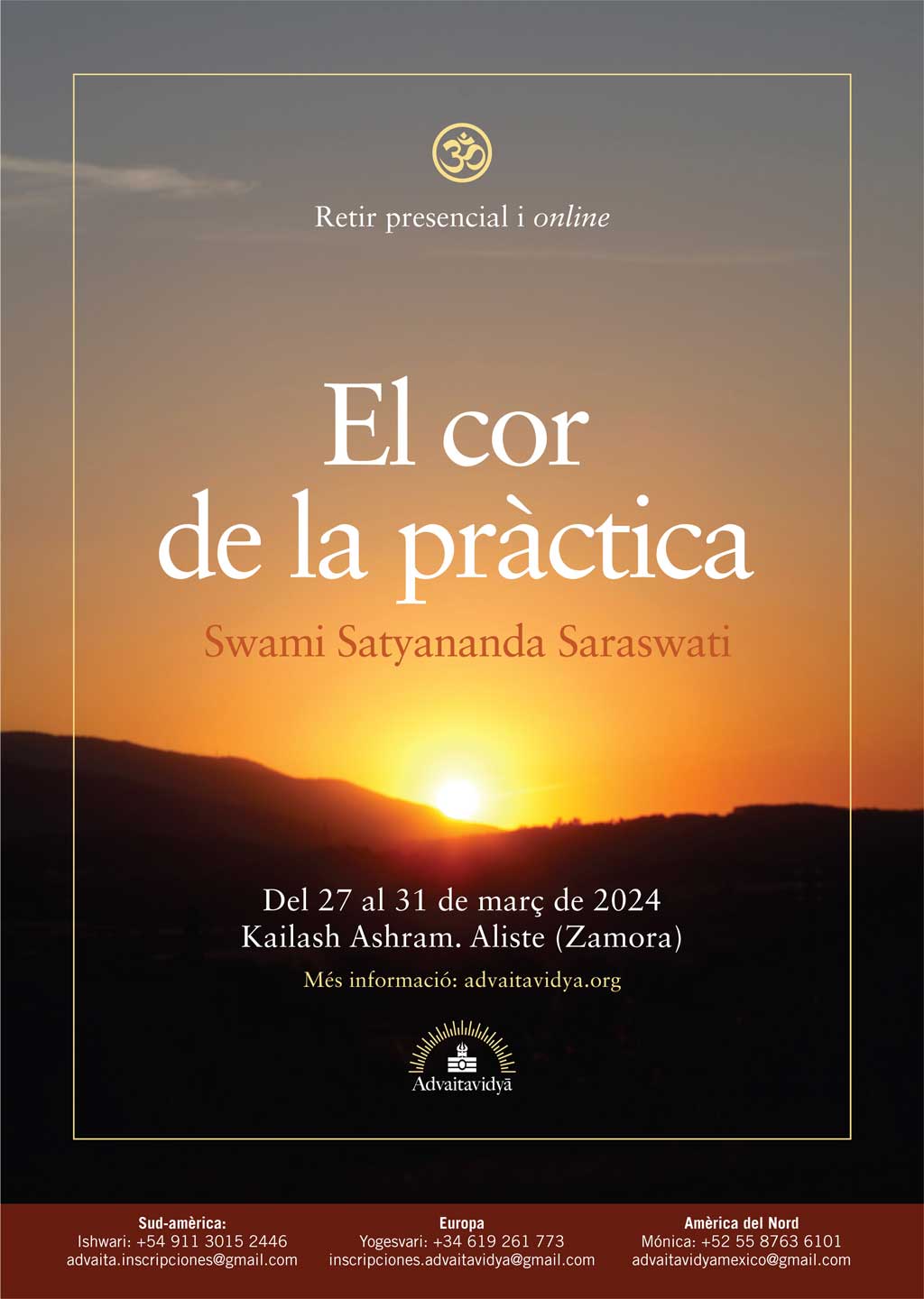 Retir-El-Cor-de-la-pràctica-con-Swami-Satyananda-Saraswati--Kailash-Ashram--Advaitavidya--Primavera--Meditació--Yoga--Kirtan