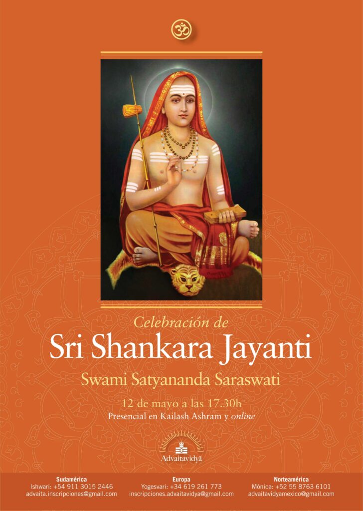 Celebración-de-Sri-Shankara-Jayanti--Swami-Satyananda-Saraswati--Kailash-Ashram--Zamora--Advaitavidya