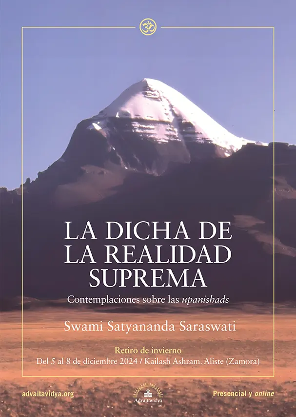 Retiro de invierno : La dicha de la Realidad suprema Contemplaciones sobre las upanishads