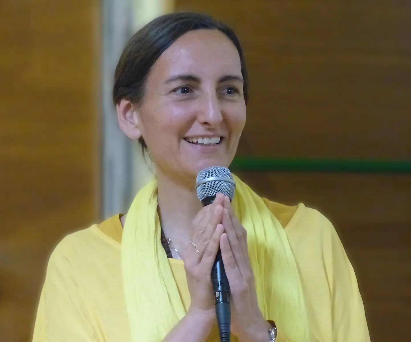 Shivani Chaitanya, discipula de Swami Satyananda Saraswati