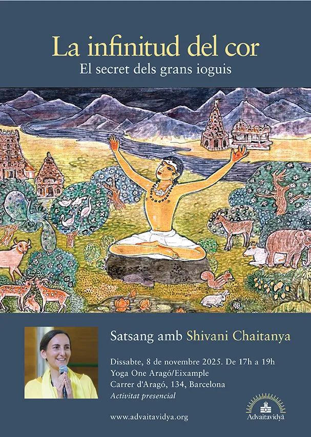 Satsang a Barcelona amb Shivani Chaitanya: Ioga interior