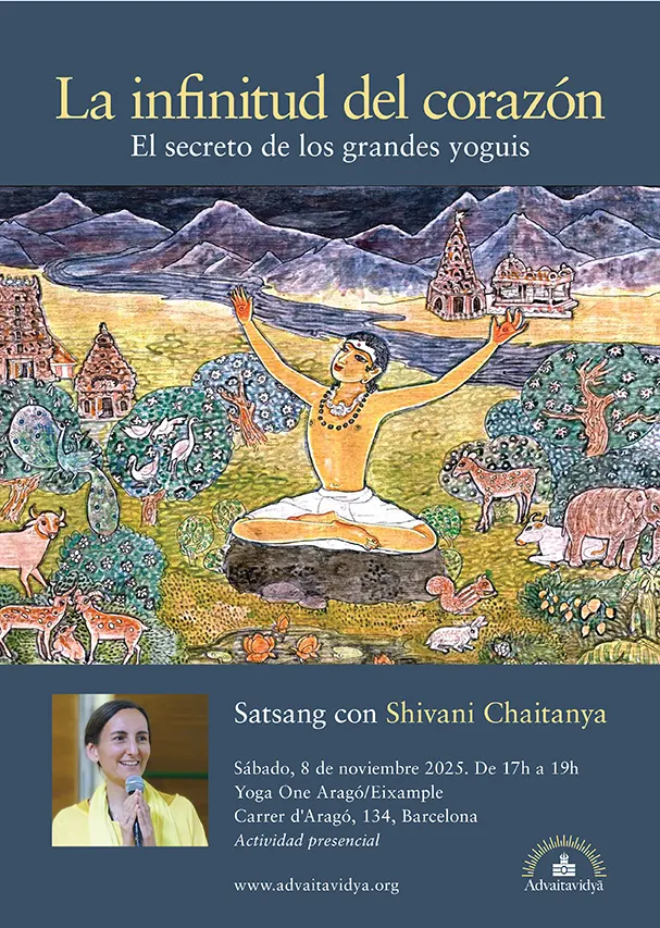 Actividades de advaita vedanta, yoga y shivaismo en Barcelona