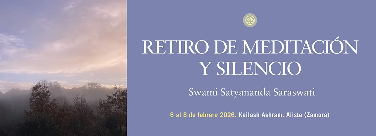 Retiro de meditación y silencio con Swami Satyananda Saraswati
