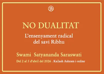 Retir de primaversa- no dualitat- ensenyament del savi Ribhu