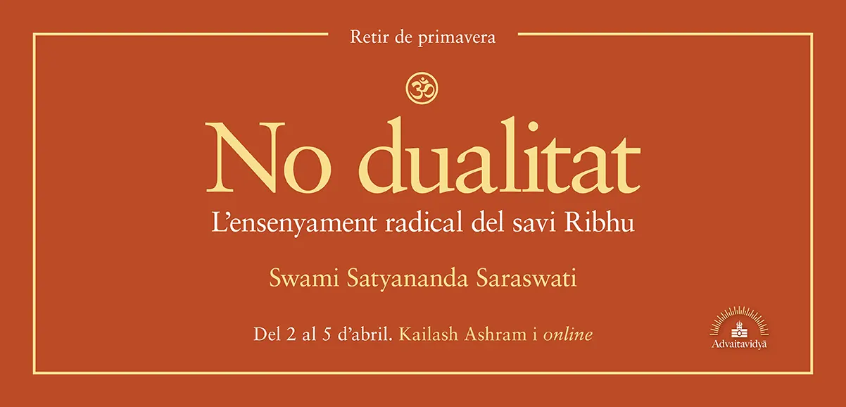 Retir de primavera sobre no dualitat: l'ensenyament del savi Ribhu amb Swami Satyananda Saraswati