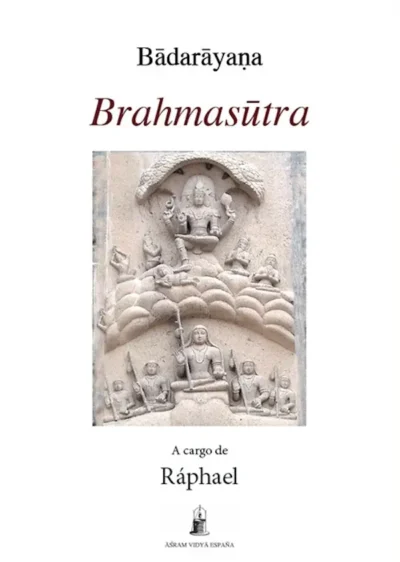 Libro espiritual de hinduismo advaita vedanta: brahamasutra