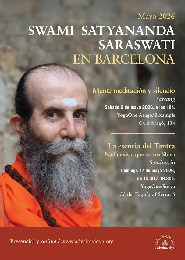Actividades en Barcelona con Swami Satyananda Saraswati