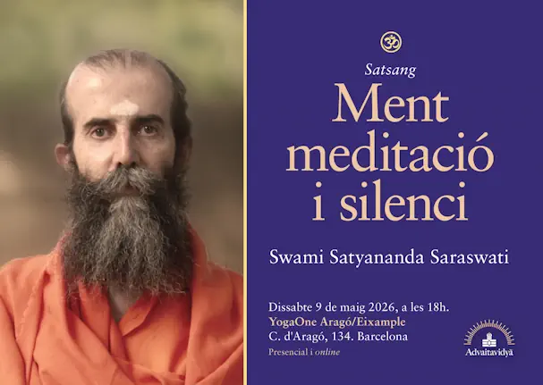 Satsang a Barcelona sobre "Ment, meditació i silenci"