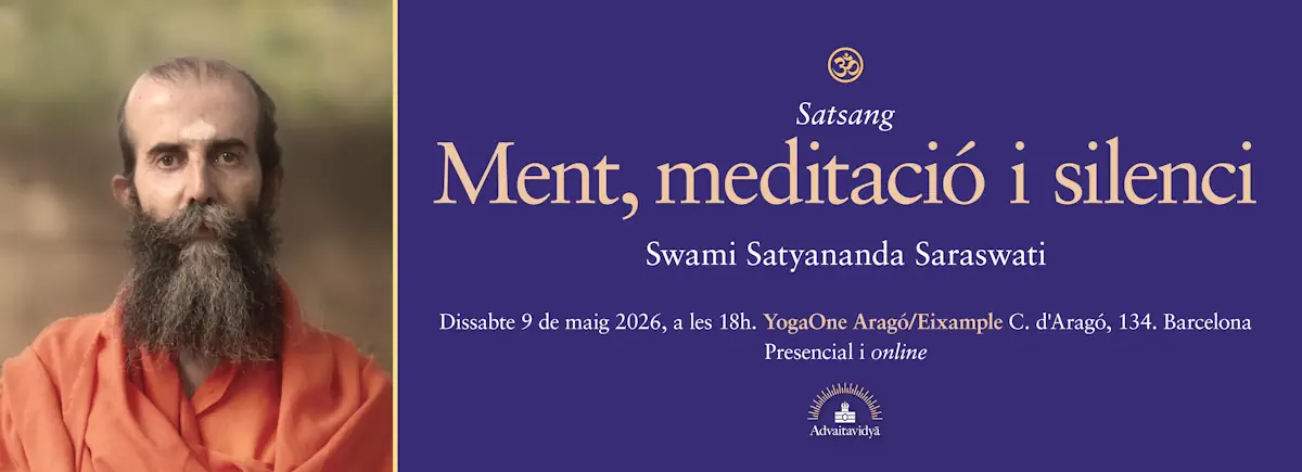 Satsang a Barcelona sobre "Ment, meditació i silenci"