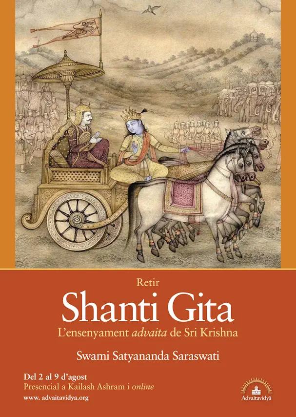 Retir d'estiu- Shanti Gita- l'ensenyament advaita de Krishna