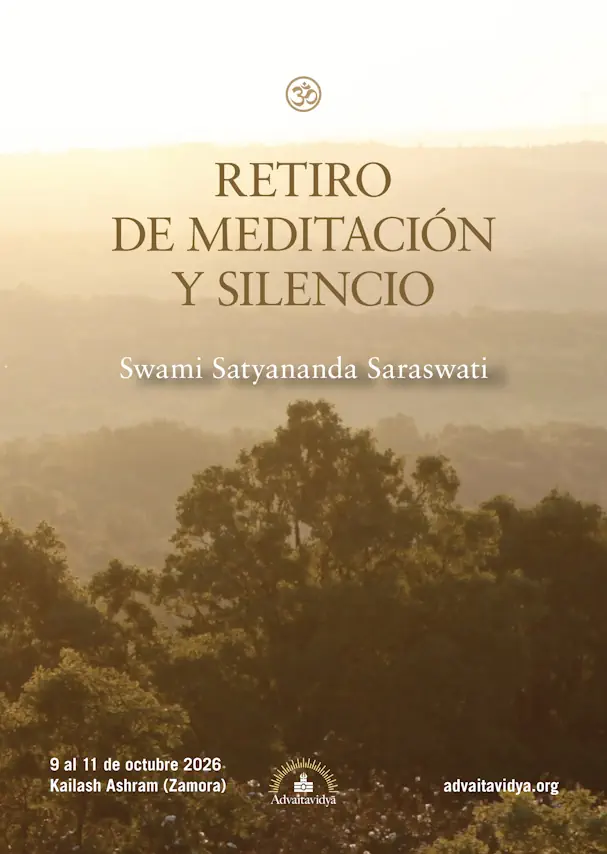 Fin de semana de meditación, silencio y hatha-yoga con Swami Satyananda Saraswati en el entorno natural de Kailash Ashram (Zamora)