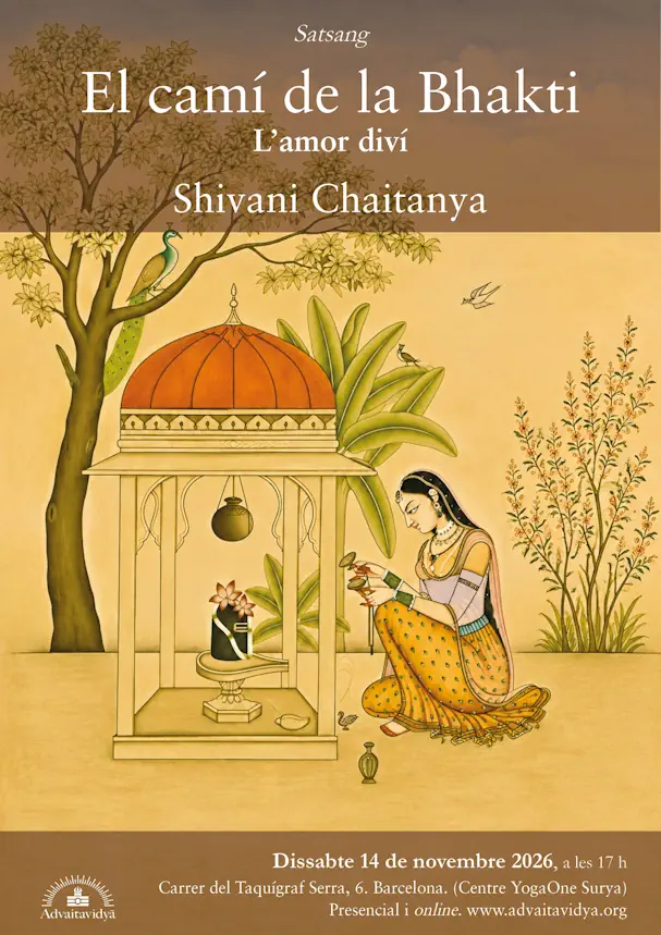 Satsang amb Shivani Chaitanya a Barcelona: "El camí de la bhakti L'amor diví "